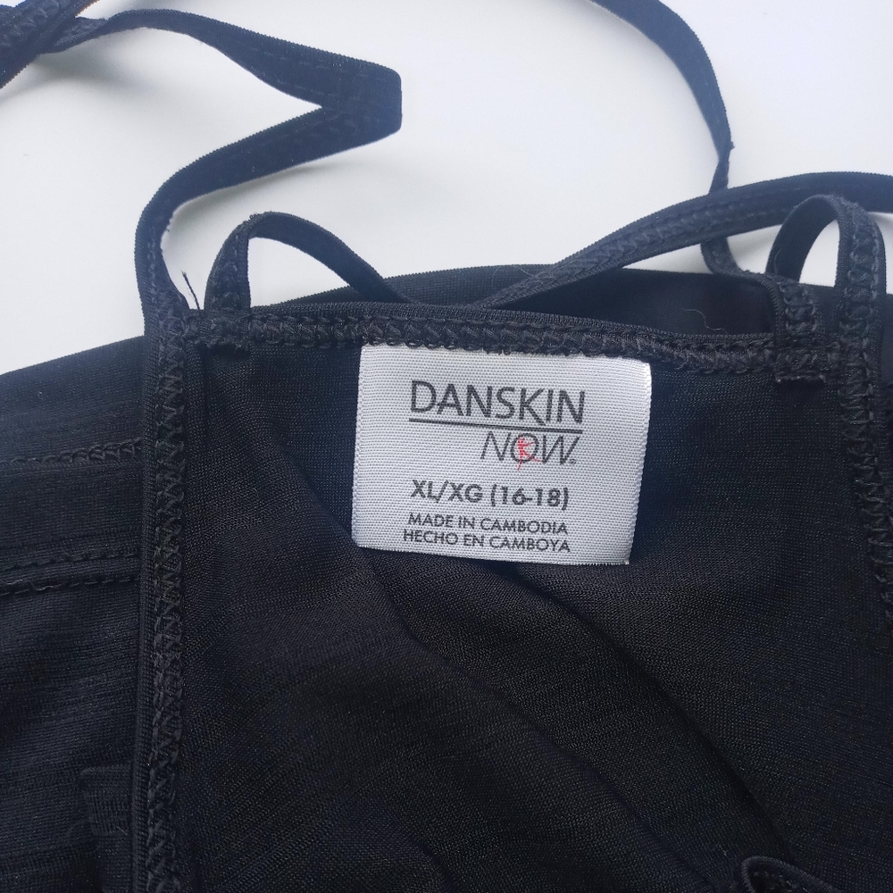 Danskin Now strap top, XL 16-18, black - Picture 2 of 3